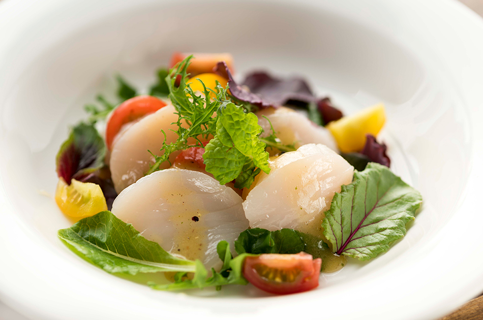 ホタテのマリネ