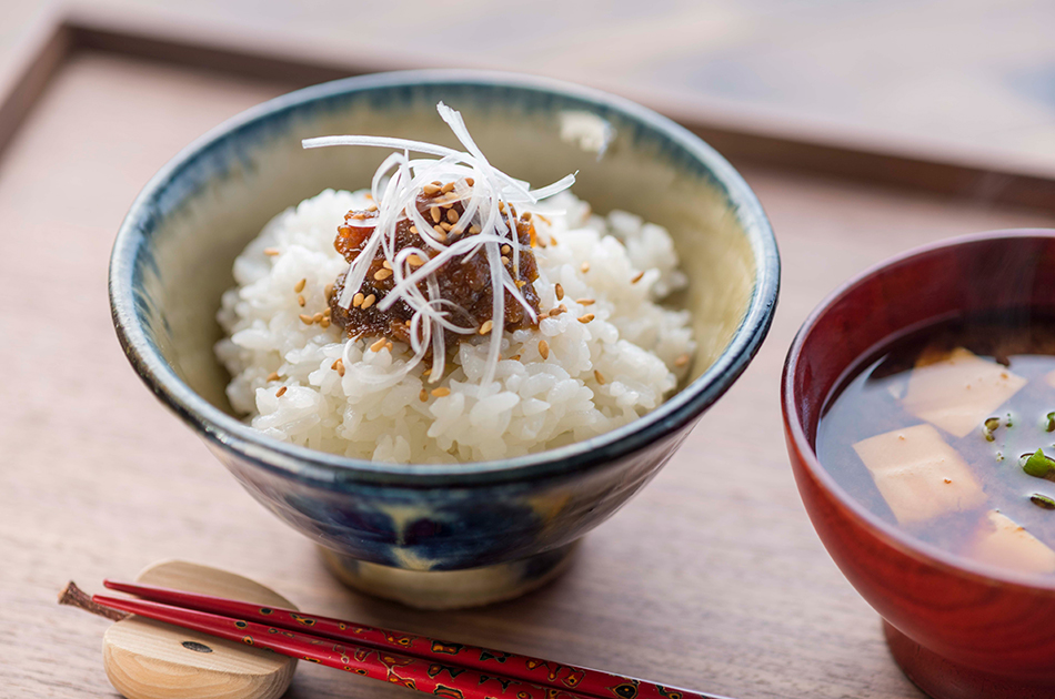 辛旨味噌ごはん